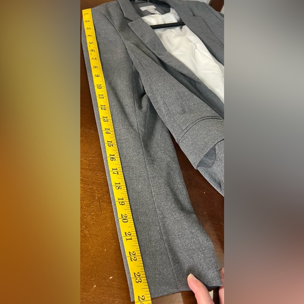 H&M Gray Blazer with Notched Lapels, Sz. XS Women’s Teen Juniors - Picture 6 of 12